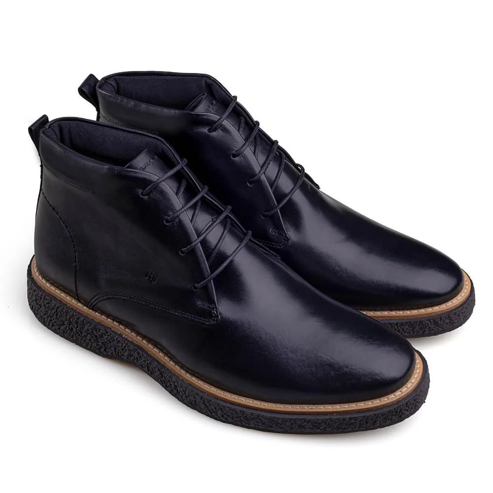 Bota Elegante Casual Moderna Masculino Chelsea Rafarillo Preto 2