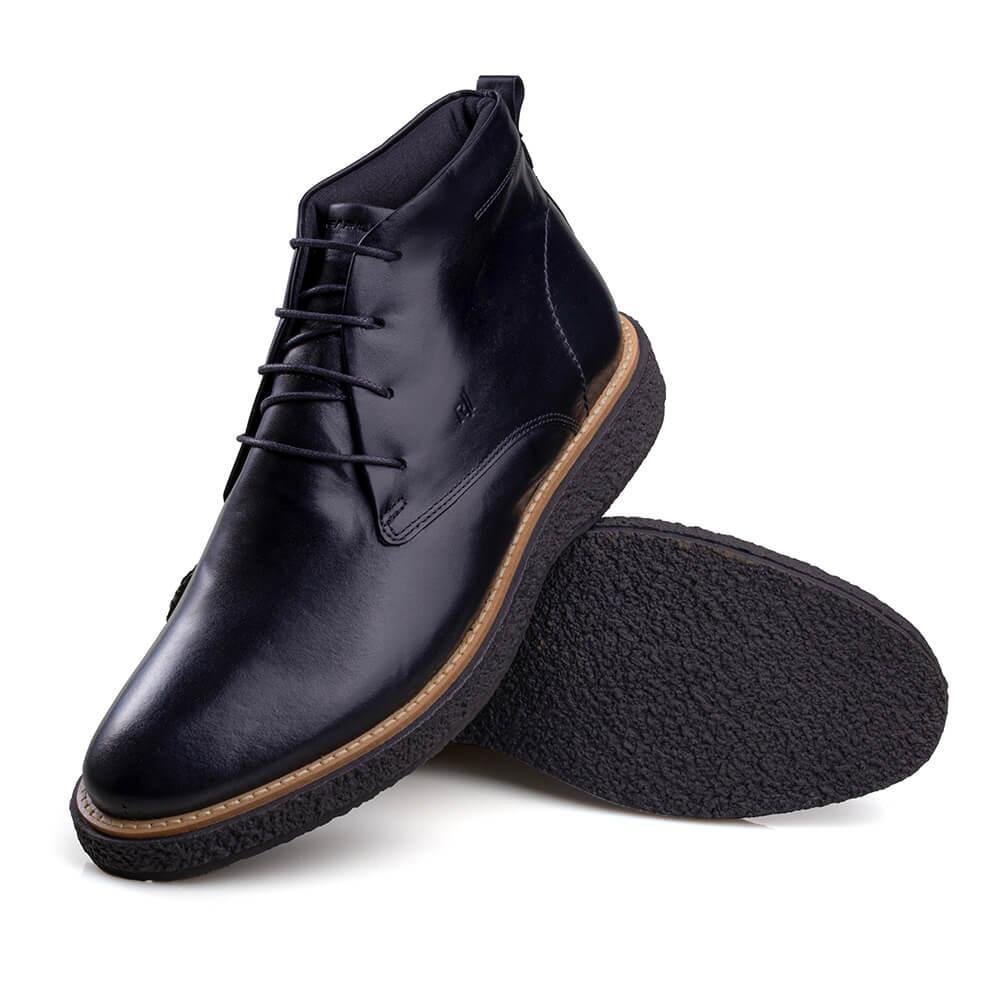 Bota Elegante Casual Moderna Masculino Chelsea Rafarillo Preto 3