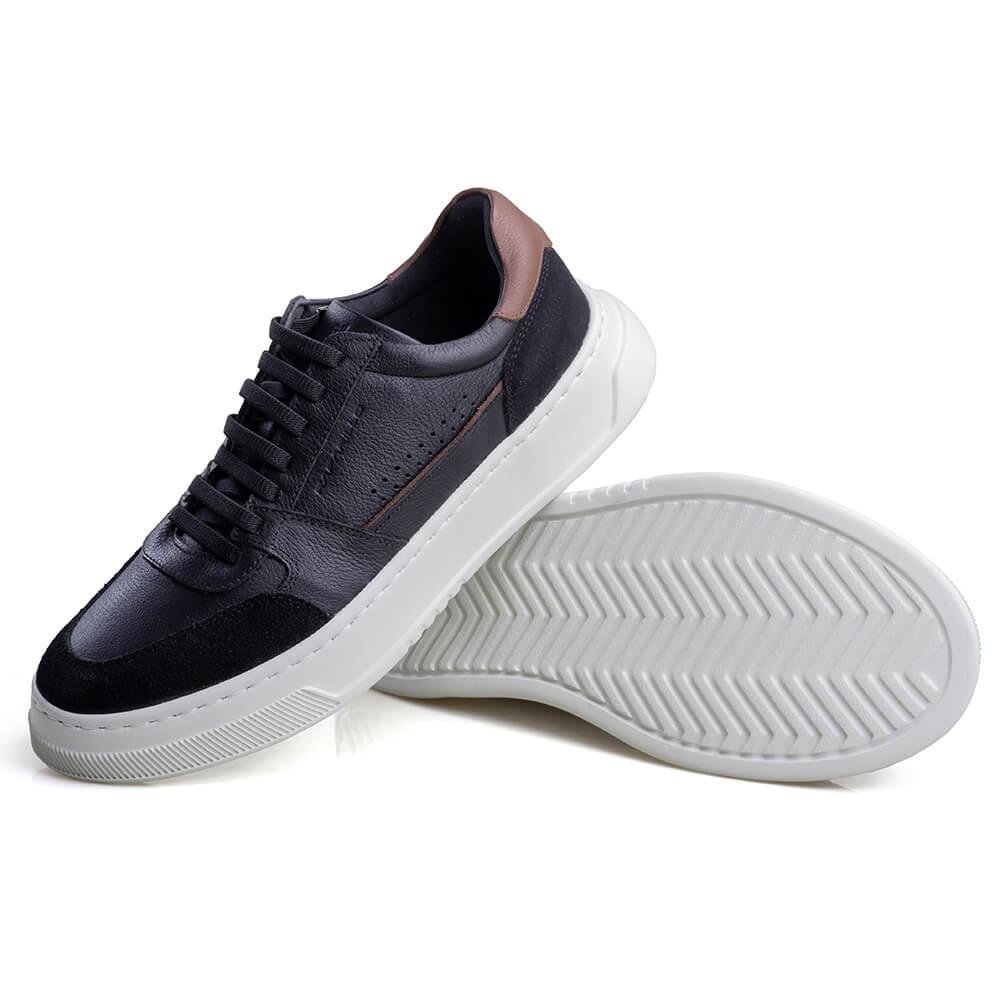Sapatênis Max Light com Cadarço Masculino Rafarillo Preto 3