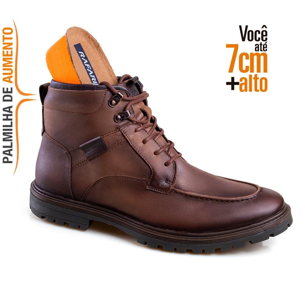 Bota Folk Alth Masculino Aumenta Altura Rafarillo Conhaque 2