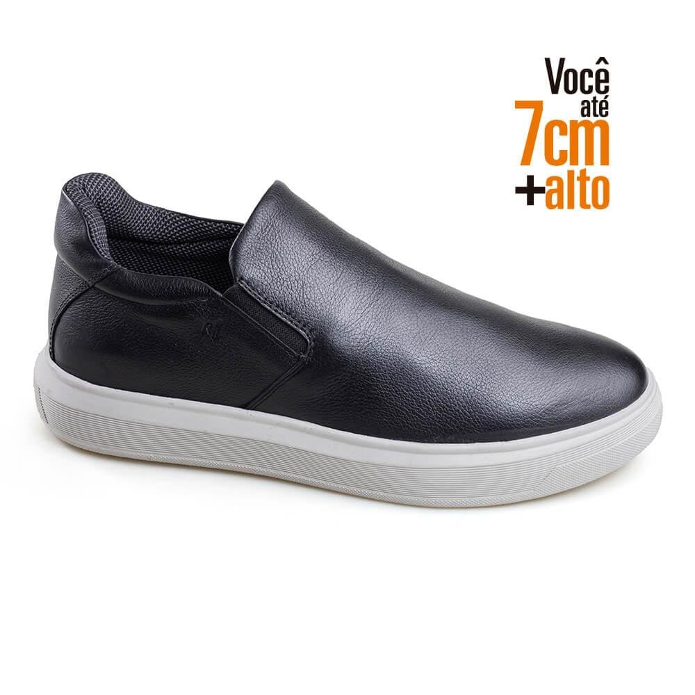Sapatênis Toronto Alth Aumenta Altura Masculino Rafarillo Preto 2