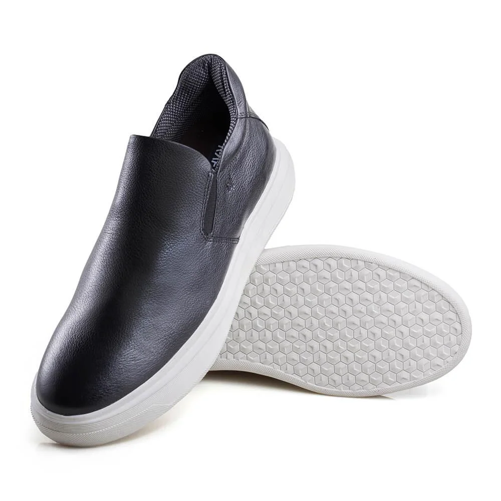 Sapatênis Toronto Alth Aumenta Altura Masculino Rafarillo Preto 4