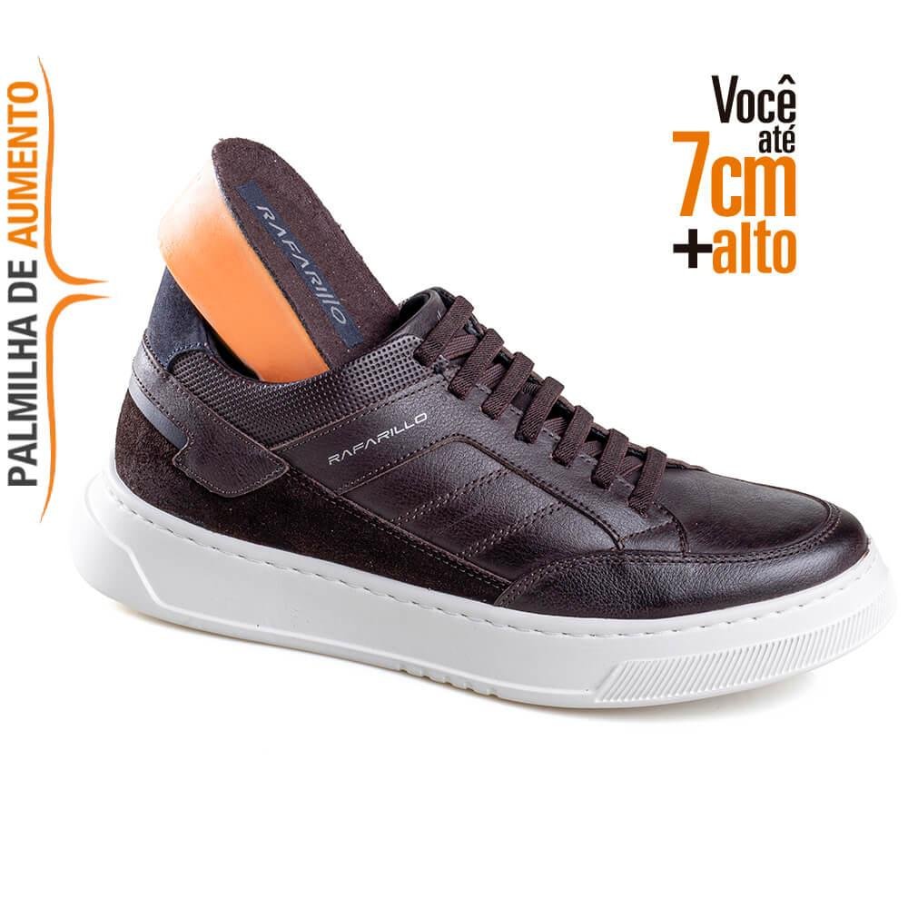 Sapatênis Masculino Couro Max Light Alth Rafarillo Marrom 3