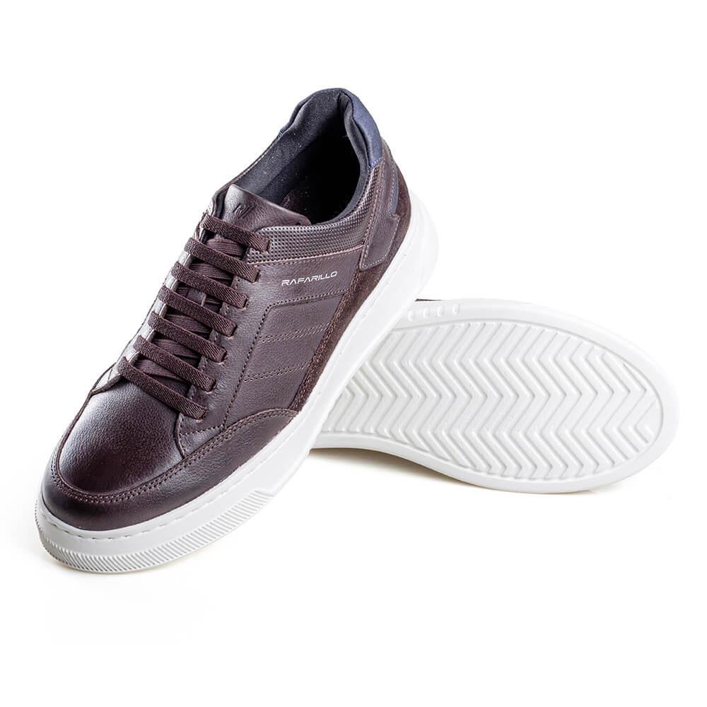 Sapatênis Masculino Couro Max Light Alth Rafarillo Marrom 4