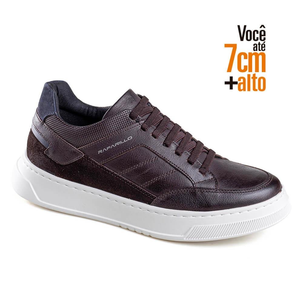 Sapatênis Masculino Couro Max Light Alth Rafarillo Marrom 5