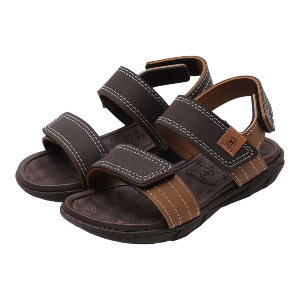 Sandalia menino molekinho baby rustico napa Marrom 3