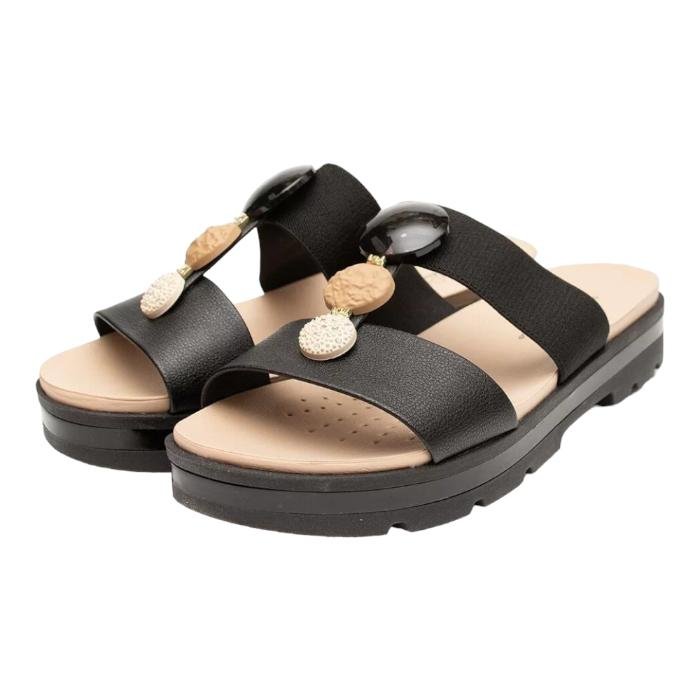 Tamanco Feminino Modare Napa Flolather Pedraria 7132138 Preto 2