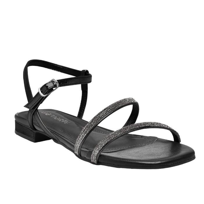 Sandália Feminina Via Marte Napa Casual 2315306 Preto 1