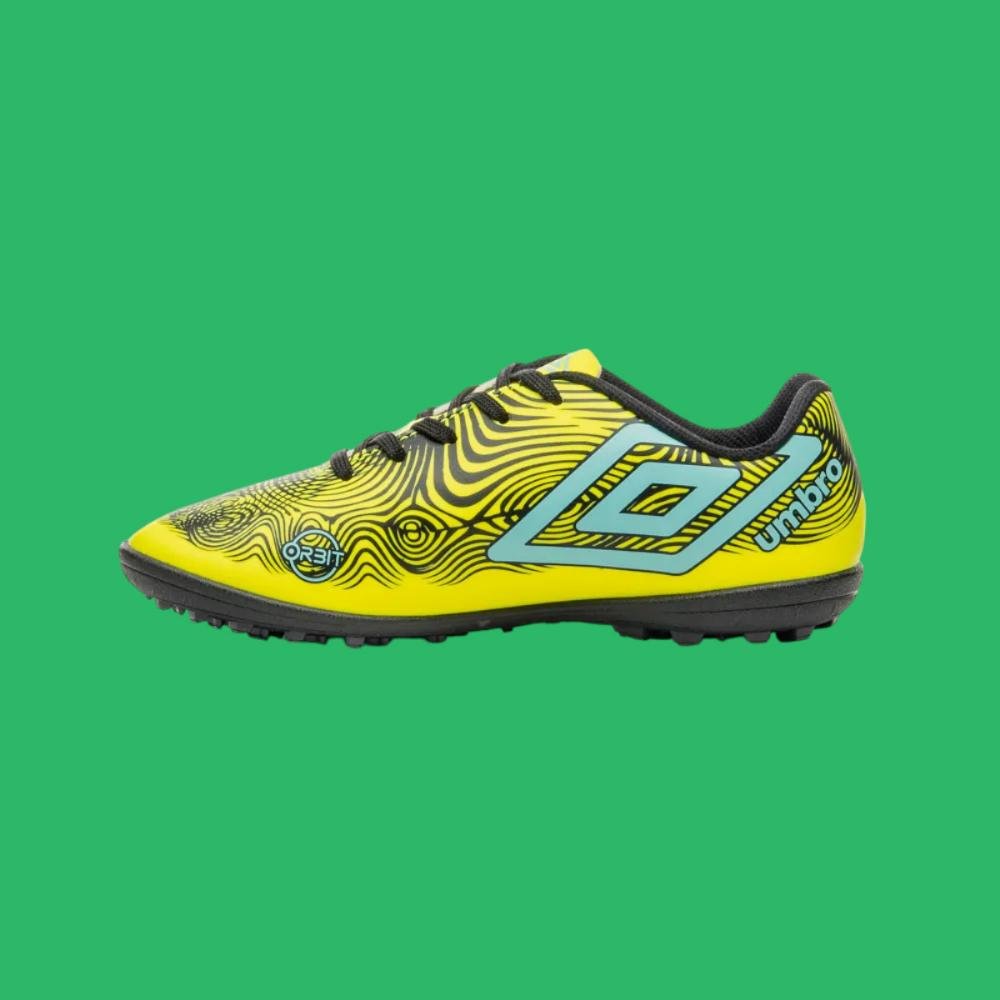 Chuteira Infantil Menino Umbro Orbit Jr UO7FB00179 Amarelo 3
