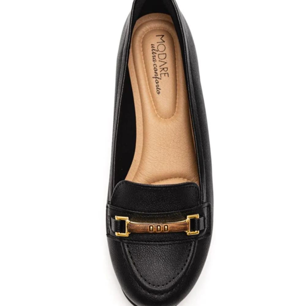 Sapato Casual Modare Napa Floather Natu Feminino 3946 Preto 3