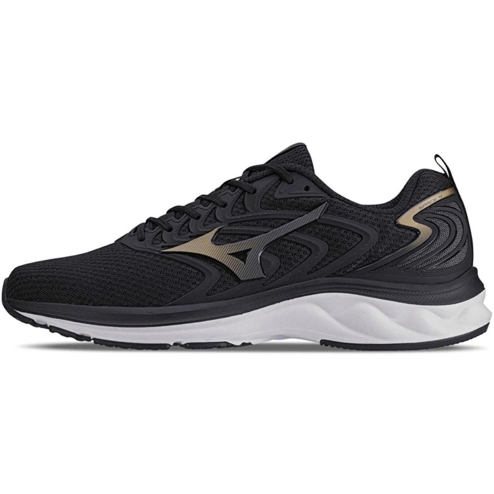 Tênis Masculino Mizuno Space 4 Preto Preto 2