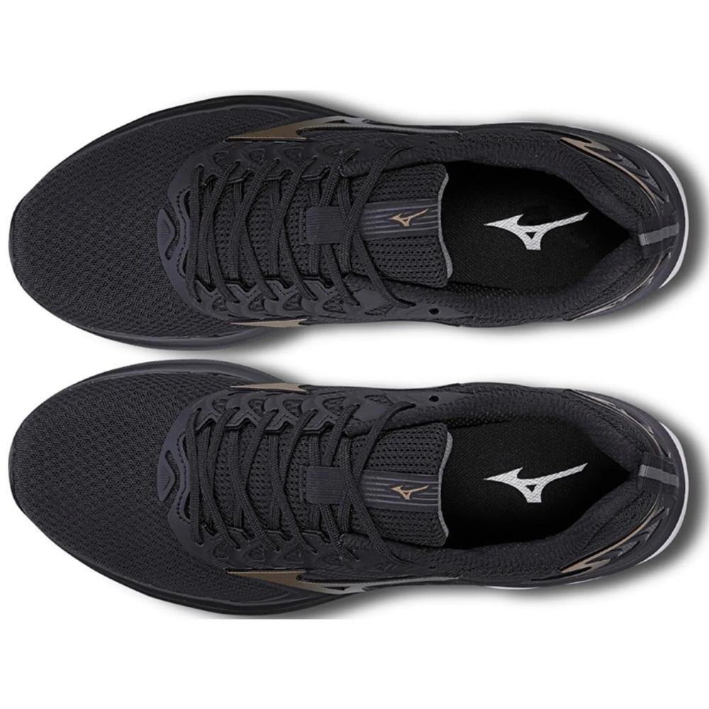 Tênis Masculino Mizuno Space 4 Preto Preto 4