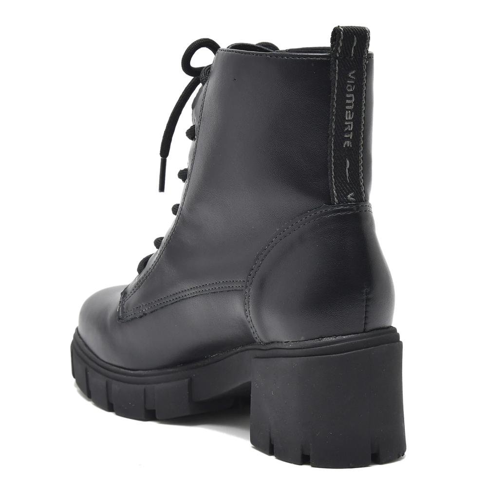 Bota Feminina Coturno Via Marte Napa Montana Preto 3