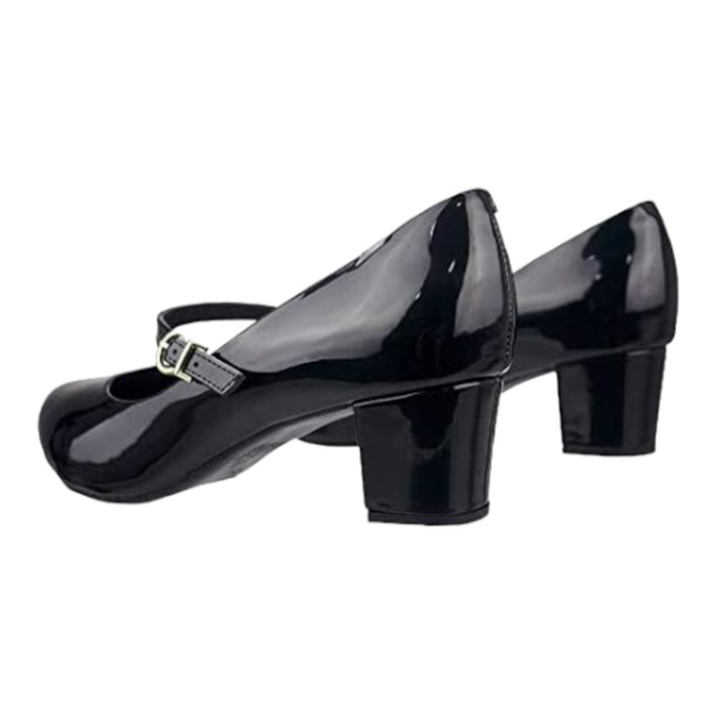 Sapato Feminino Beira Rio Boneca Verniz Premium Preto 2