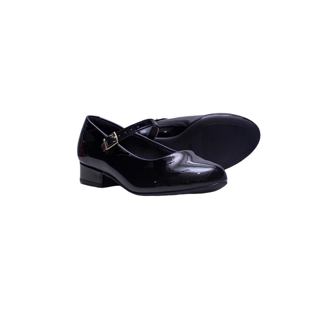 Sapato Feminino Molekinha Verniz Premim Preto 3