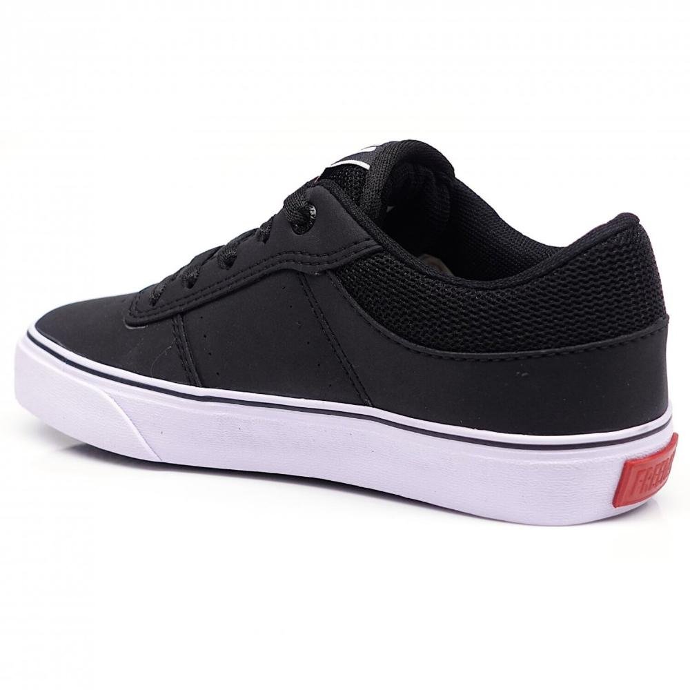 Tênis Masculino Vulcano Ecosole Preto-Branco Freeday Preto 3