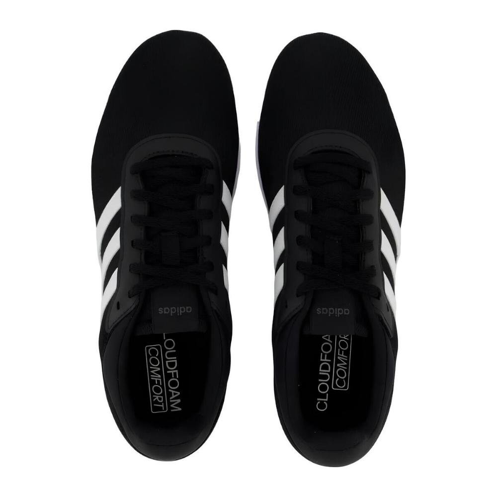 Tenis Masculino Adidas Lite Racer 4.0 Preto/Branco 3