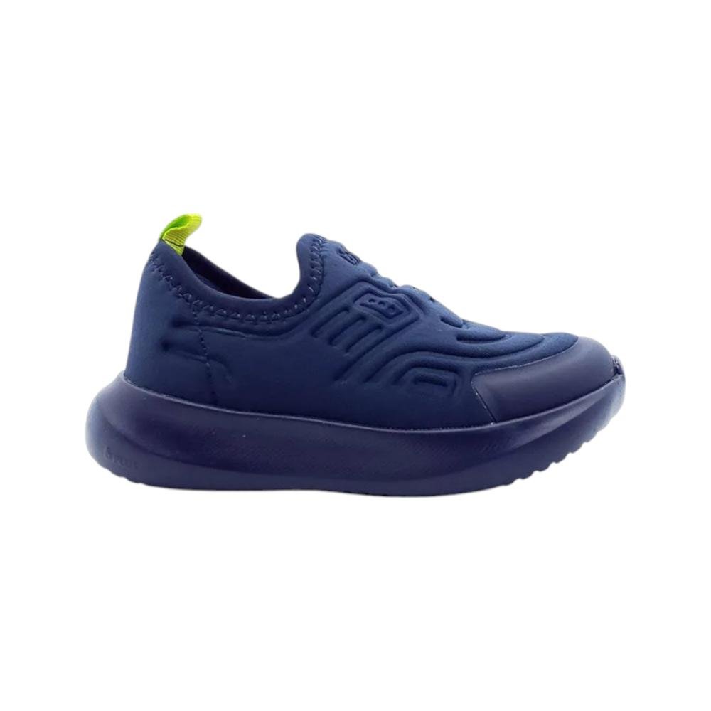 Tenis Infantil Menino Bibi Flash Marinho Citrus Azul 1
