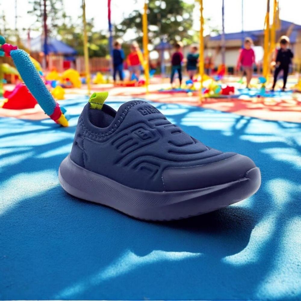 Tenis Infantil Menino Bibi Flash Marinho Citrus Azul 2
