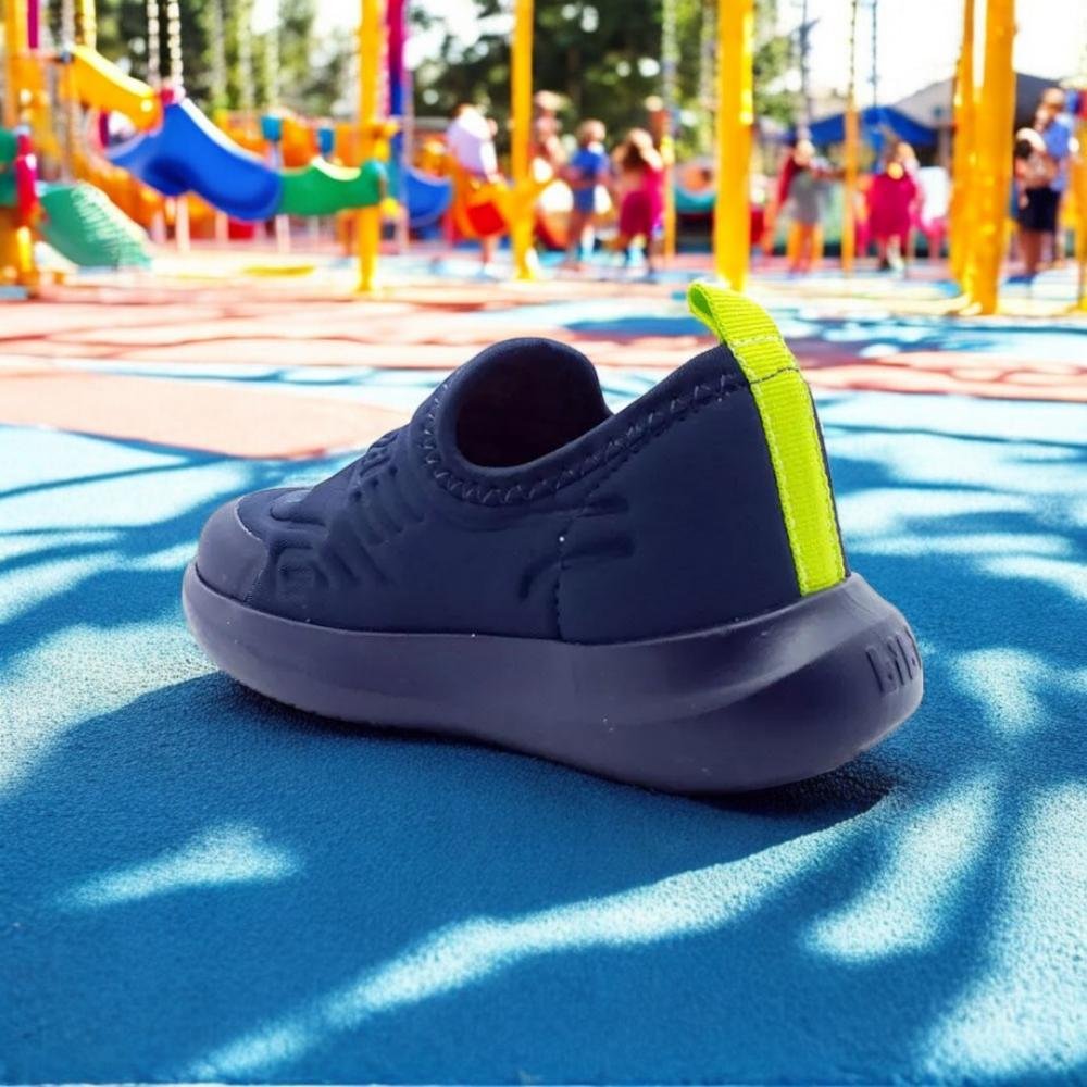 Tenis Infantil Menino Bibi Flash Marinho Citrus Azul 3