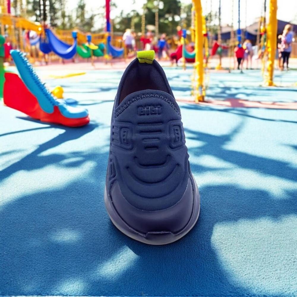 Tenis Infantil Menino Bibi Flash Marinho Citrus Azul 4
