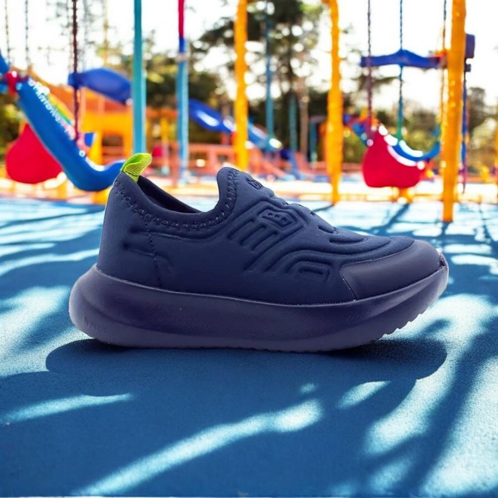 Tenis Infantil Menino Bibi Flash Marinho Citrus Azul 5