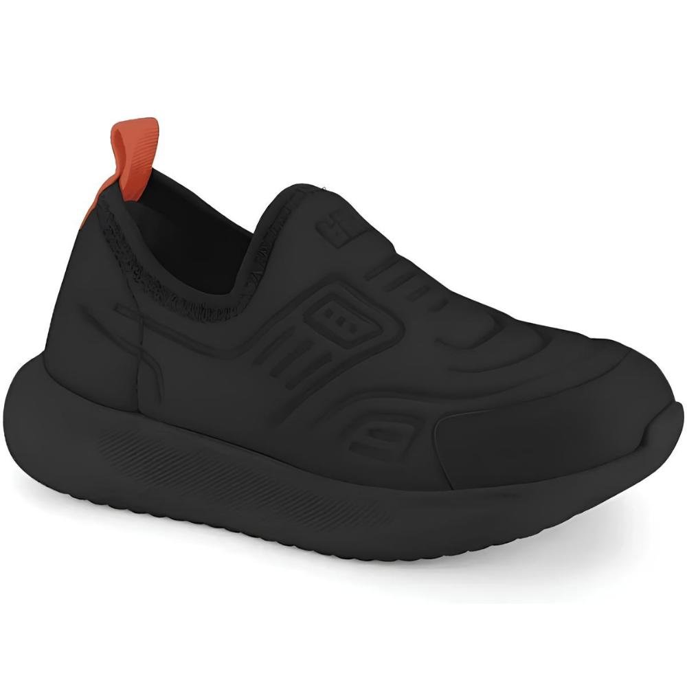 Tênis Infantil Bibi Baby Calce Fácil - Preto Confortável Preto 1