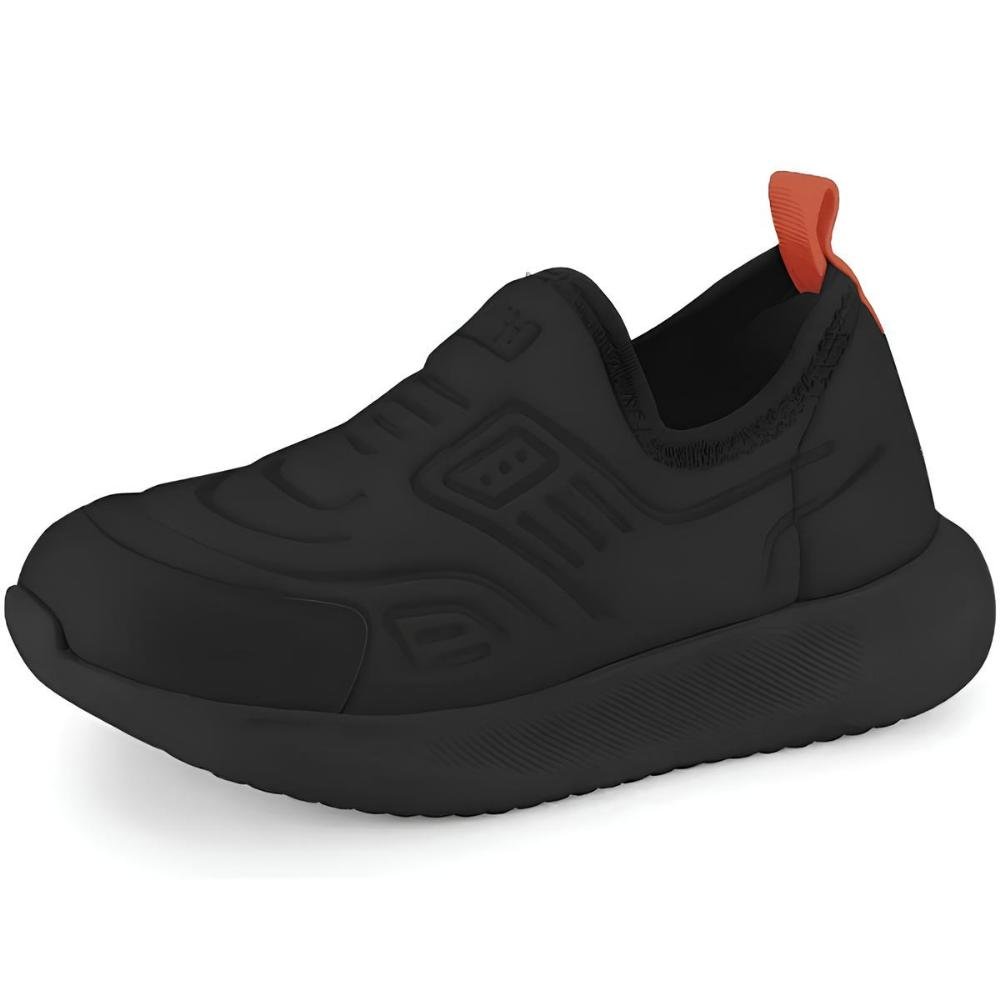 Tênis Infantil Bibi Baby Calce Fácil - Preto Confortável Preto 3