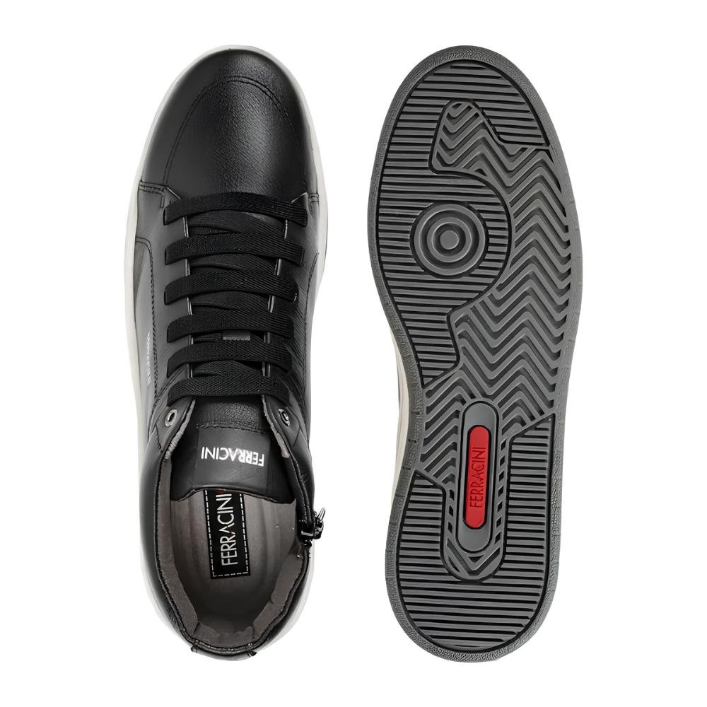 Sapatênis Masculino Cano Medio Ferracini Vox Preto 3