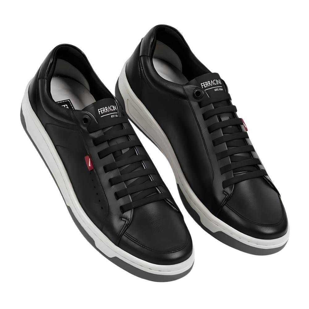 Sapatênis Masculino Ferracini Vox - Preto Preto 2