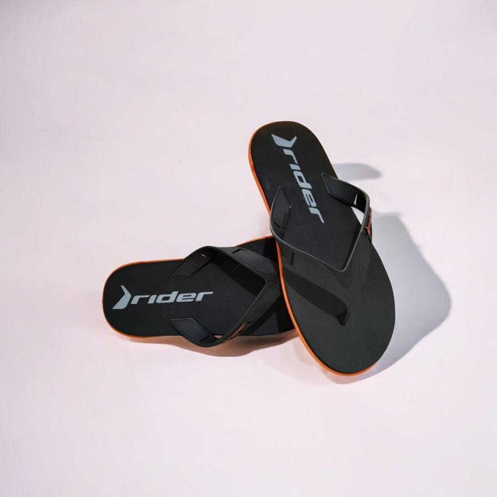 Chinelo rider masculino dia a dia eva casual Laranja 3