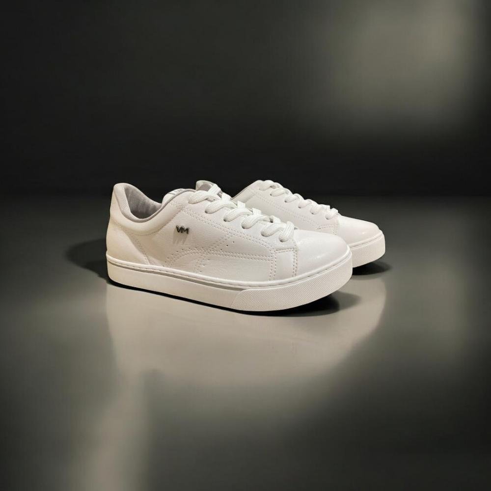 Tenis via marte feminino napa branco casual Branco 3