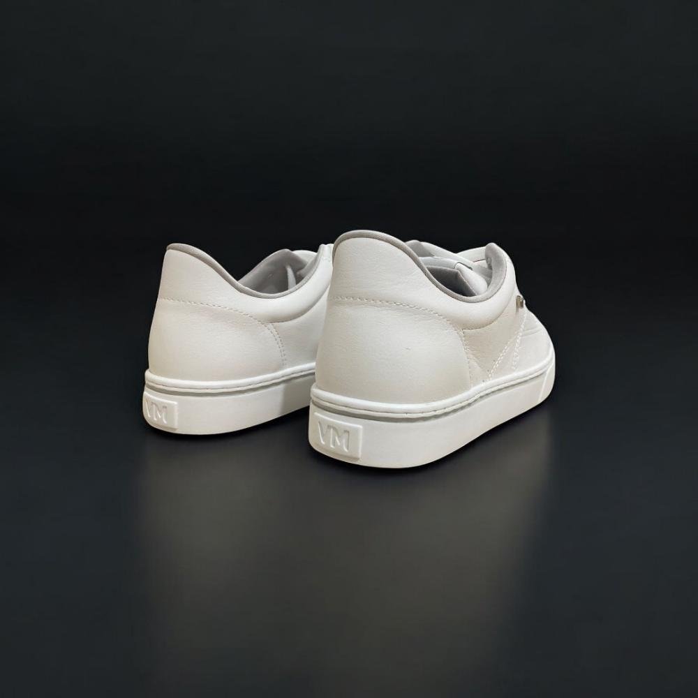 Tenis via marte feminino napa branco casual Branco 5