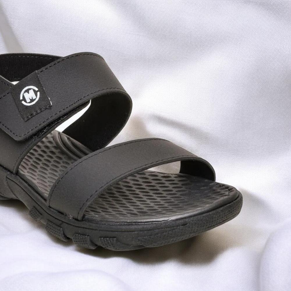 Sandalia molekinho juvenil meninos rustico casual Preto 3