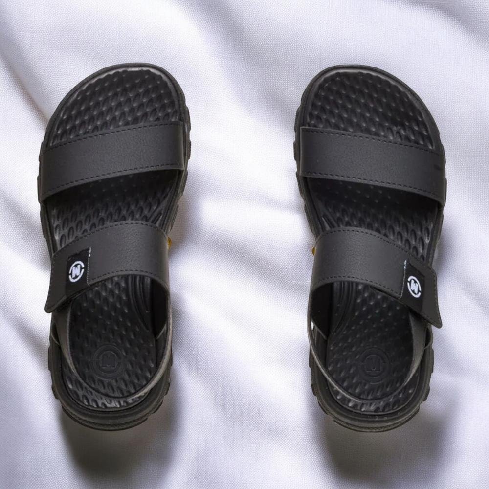 Sandalia molekinho juvenil meninos rustico casual Preto 5