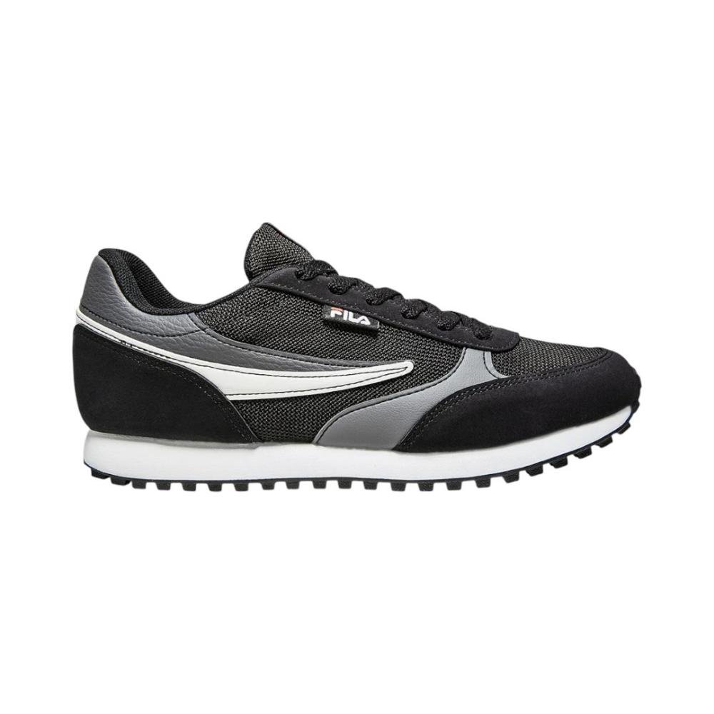 Tênis Masculino Fila Renno Classic Original Corrida Preto/Grafite/Branco 1