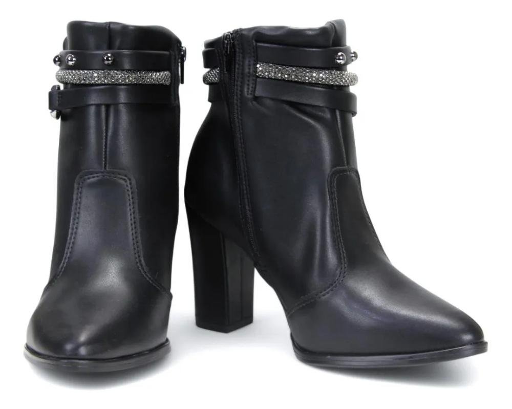 Bota Beira Rio Cano Curto Feminino Preto 6