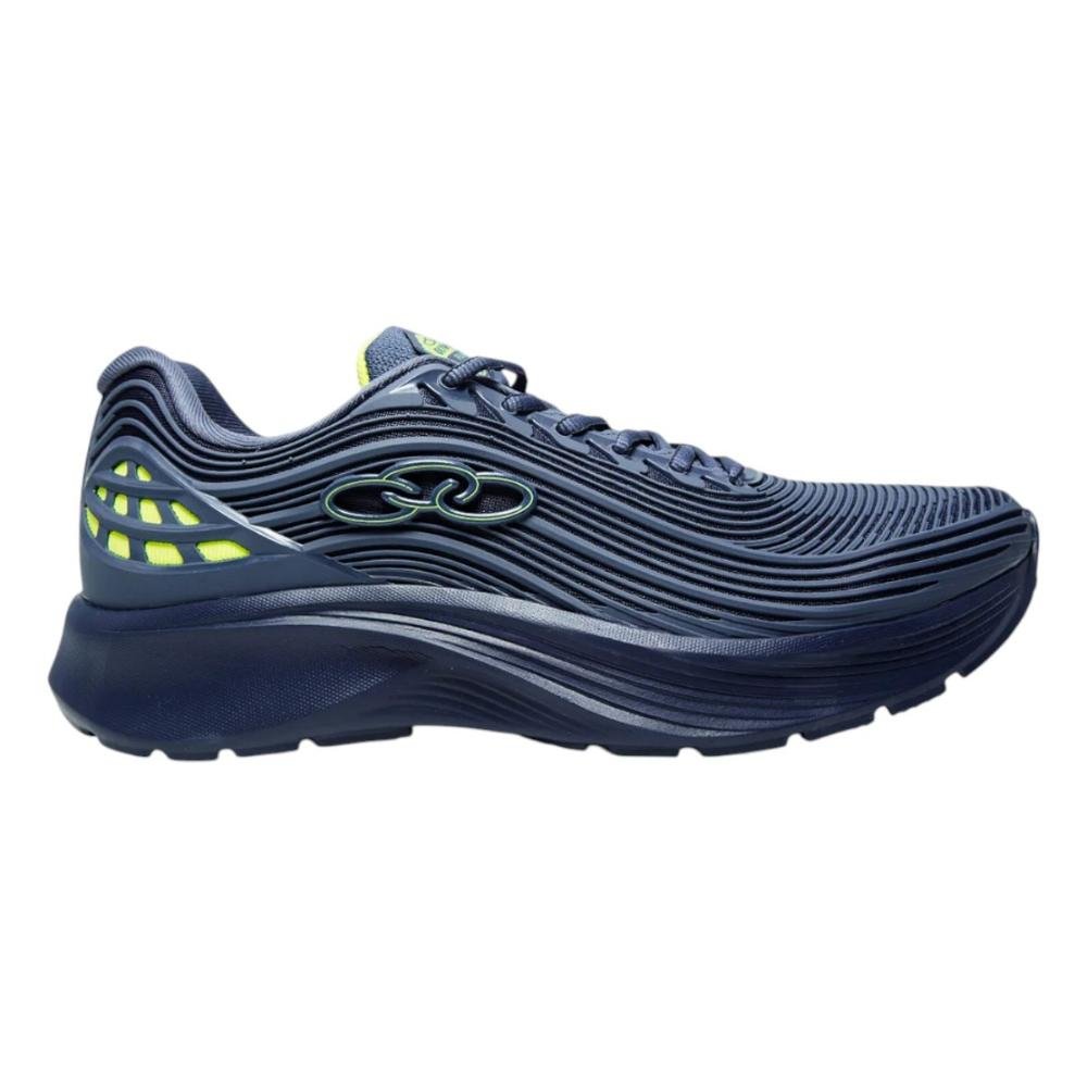 Tenis Olympikus Fluir Masculino Preto-Chumbo Petróleo/Marinho 1