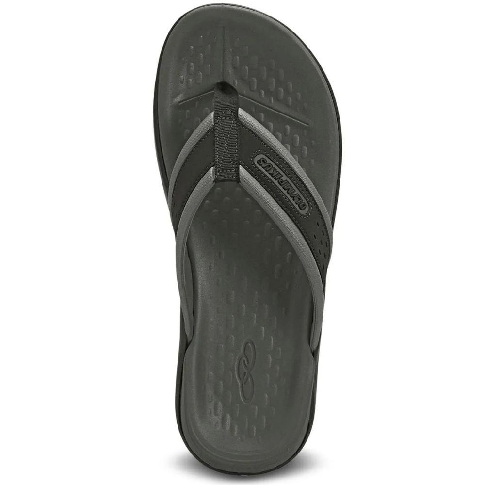 Chinelo Olympikus 921 Masculino Preto/Chumbo 2