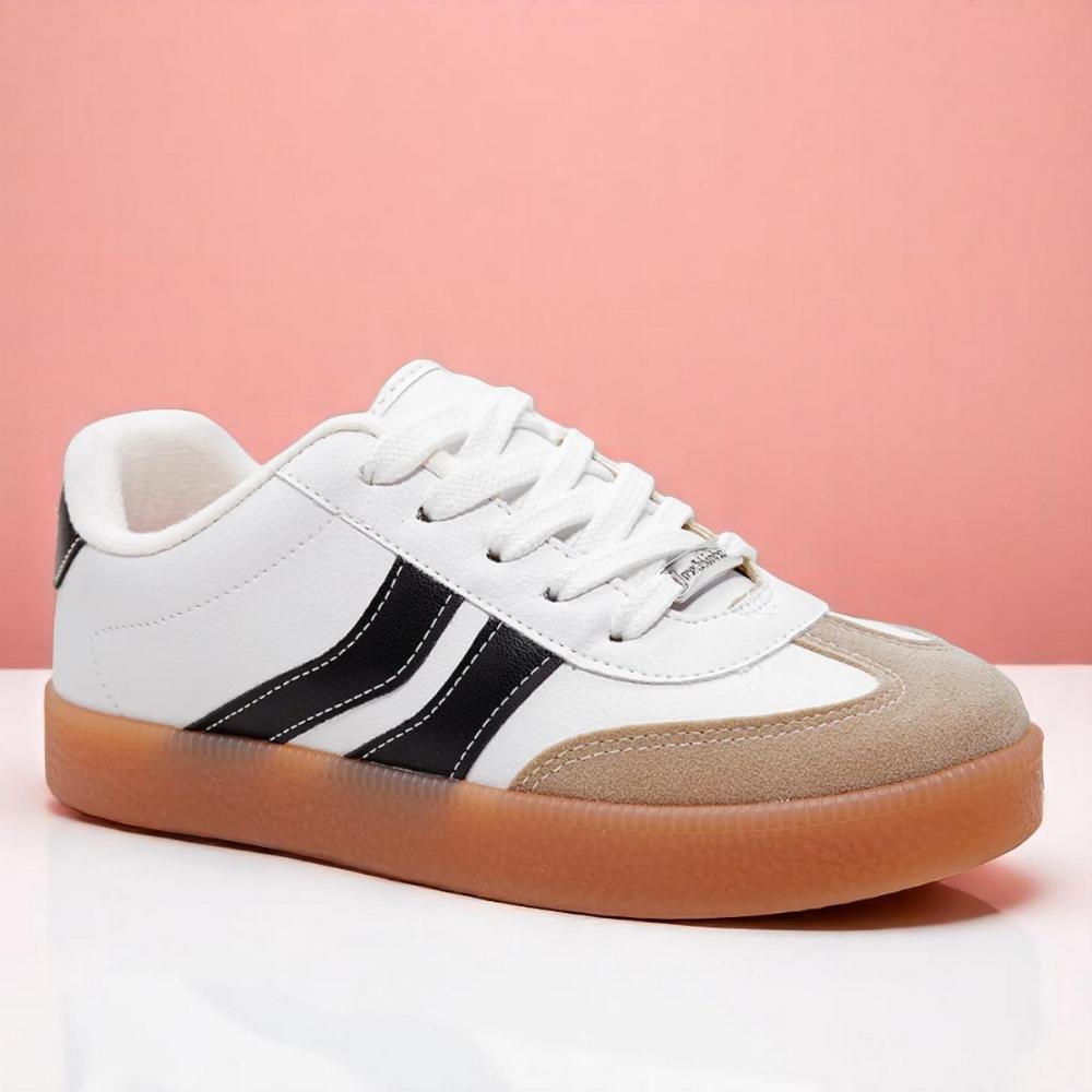 Tenis Molekinha Napa Camurça Branco-Preto Branco 6