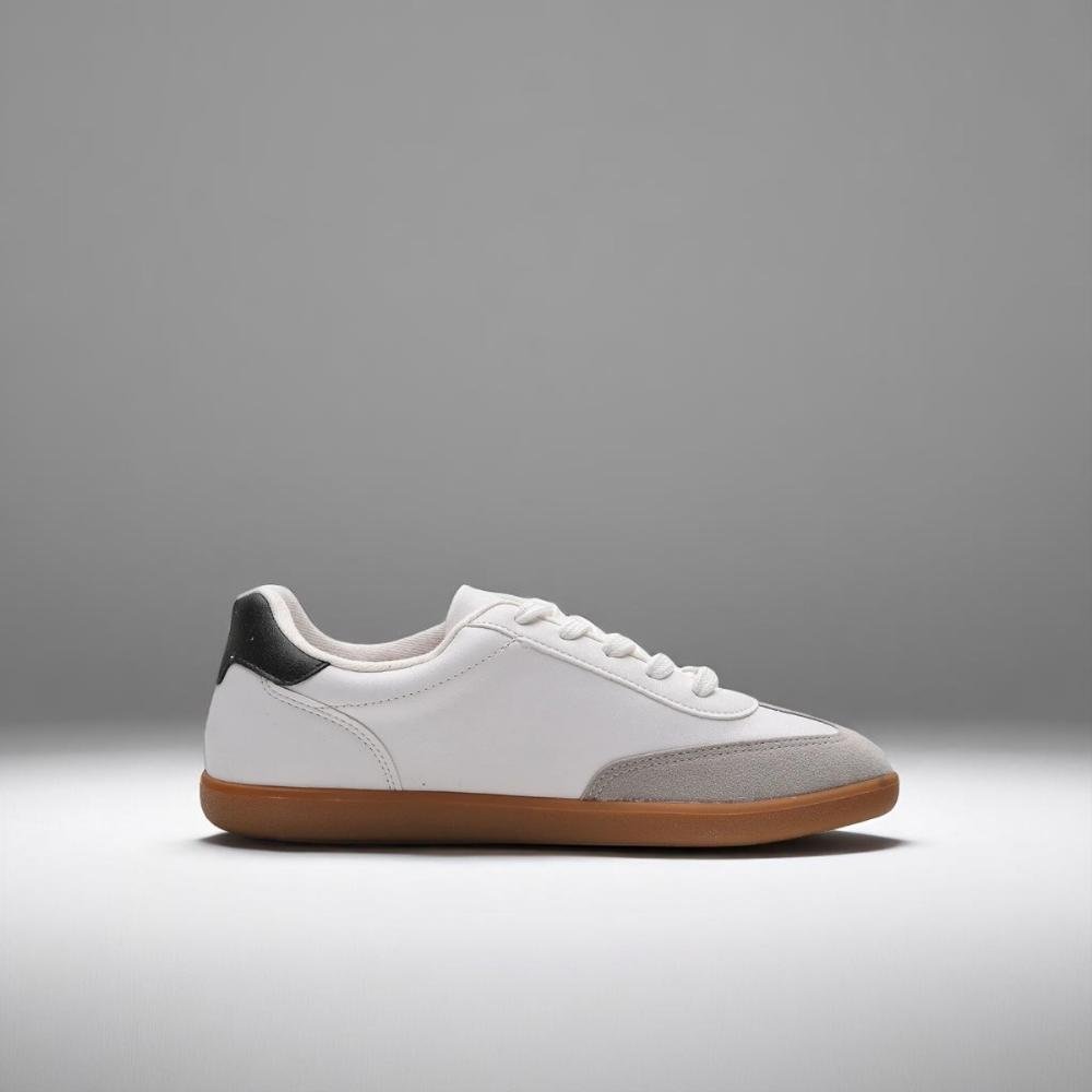 Tênis Vizzano Feminino Casual Confortável Street Style Branco/Cinza/Preto 2