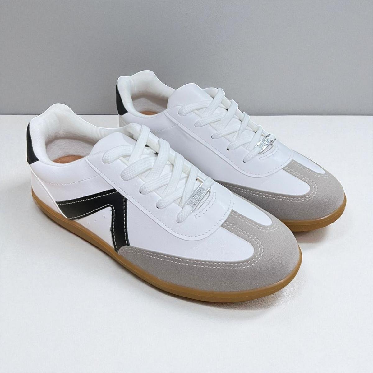 Tênis Vizzano Feminino Casual Confortável Street Style Branco/Cinza/Preto 2