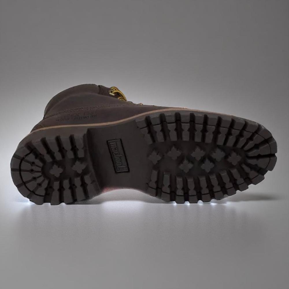 Bota Masculina Macboot Bronx Emborrachado Grafite Café 3