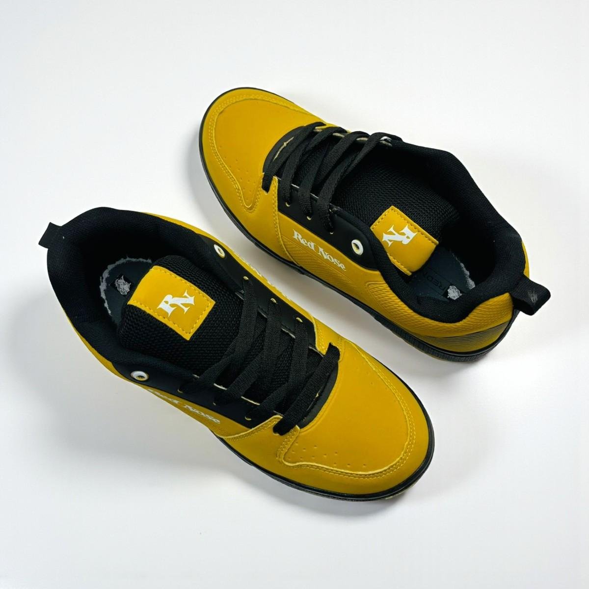Tenis red nose cannon masculino casual Amarelo 4