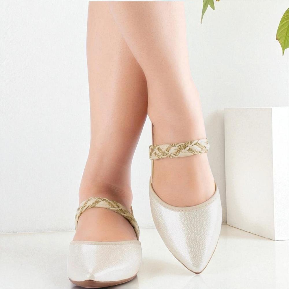 Sapatilha Feminino Mississipi Casual com Tira Decorativa Areia 5