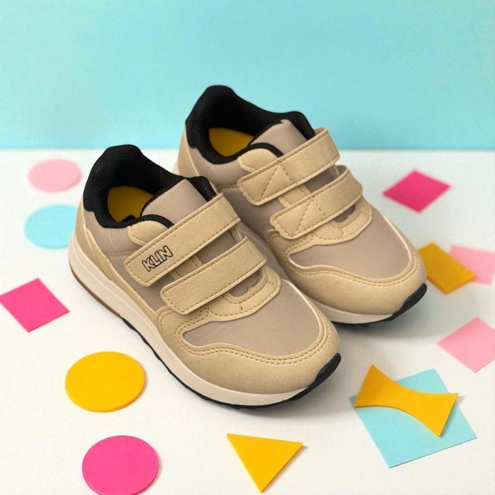 Tênis Infantil Klin Walk Mini Bege 2