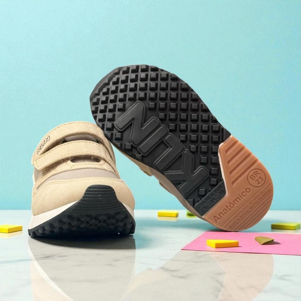 Tênis Infantil Klin Walk Mini Bege 5