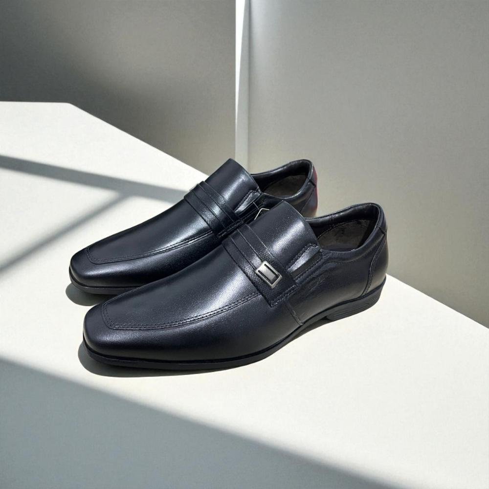 Sapato Ferracini London Adulto Masculino Preto Preto 4