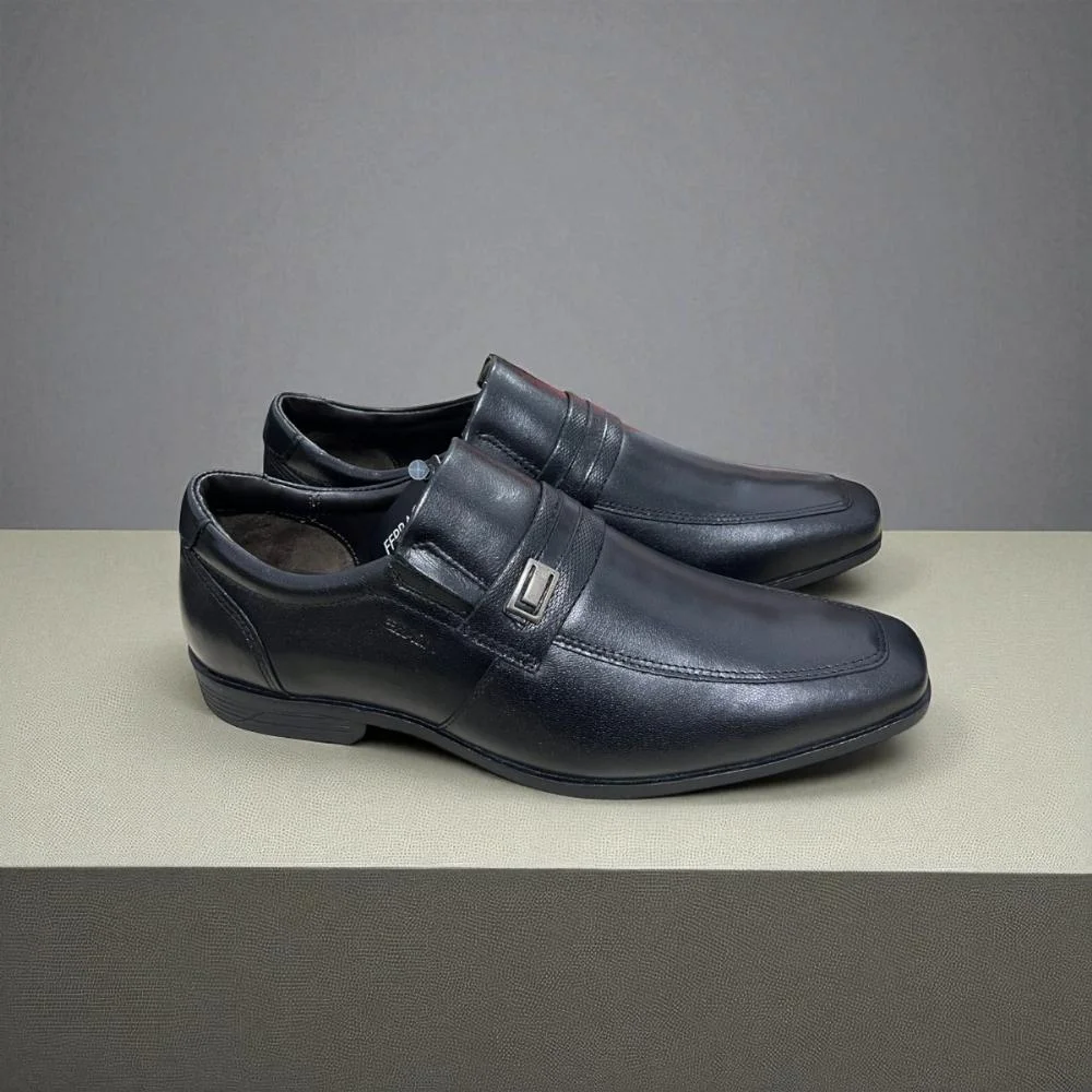 Sapato Ferracini London Adulto Masculino Preto Preto 5