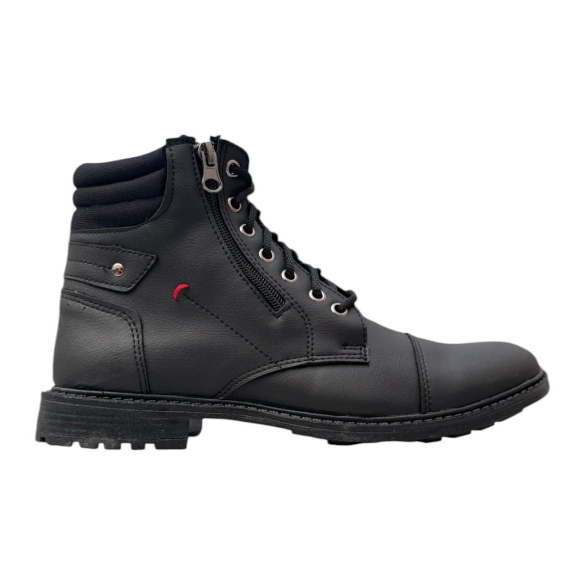 Bota Masculina Code Altar Preta Preto 1